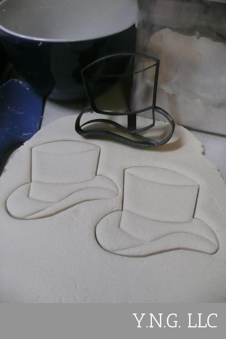 Gatsby Mens Detailed Top Hat 1920s Roaring Twenties Cookie Cutter USA PR3260