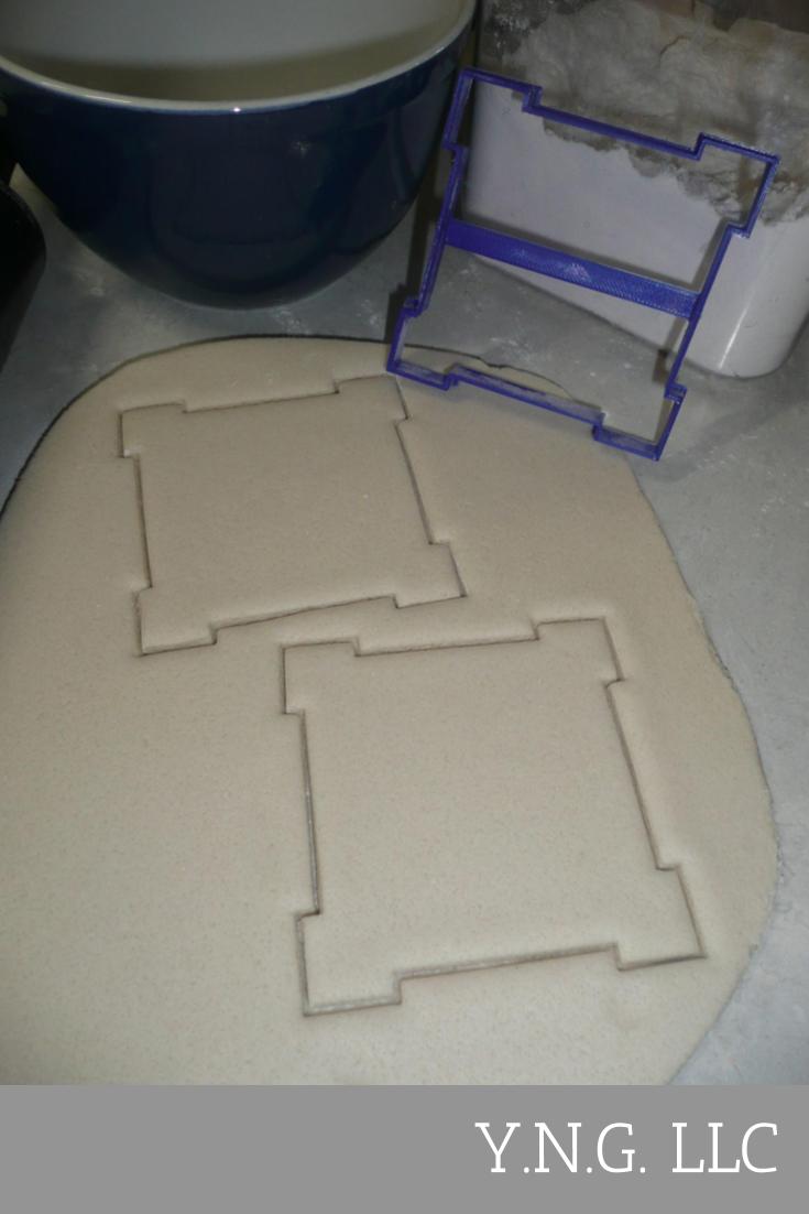 Gatsby Style Square Frame Plaque 1920s Roaring 20s Cookie Cutter USA PR3262
