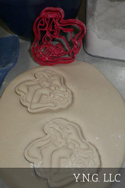 Mermaid Or Pirate Gender Reveal Baby Shower Set Of 3 Cookie Cutters USA PR1243