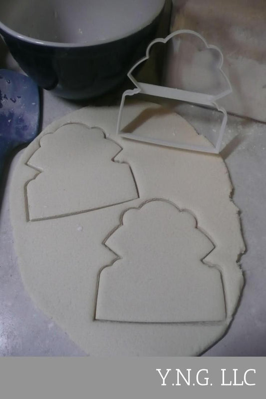 Pilgrim Girl Face Outline With Banner Plymouth Colony Cookie Cutter USA PR3111