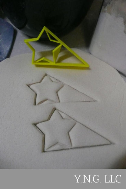 Star With Triangle Small Size Award Design Flag Cookie Cutter USA PR3048