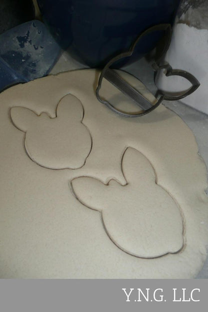 Rudolph the Reindeer Face Outline Christmas Cartoon Cookie Cutter USA PR3049