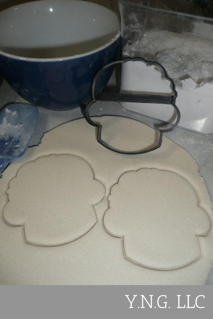 Monster Face Outline Scary Creature Halloween Cookie Cutter USA PR3123