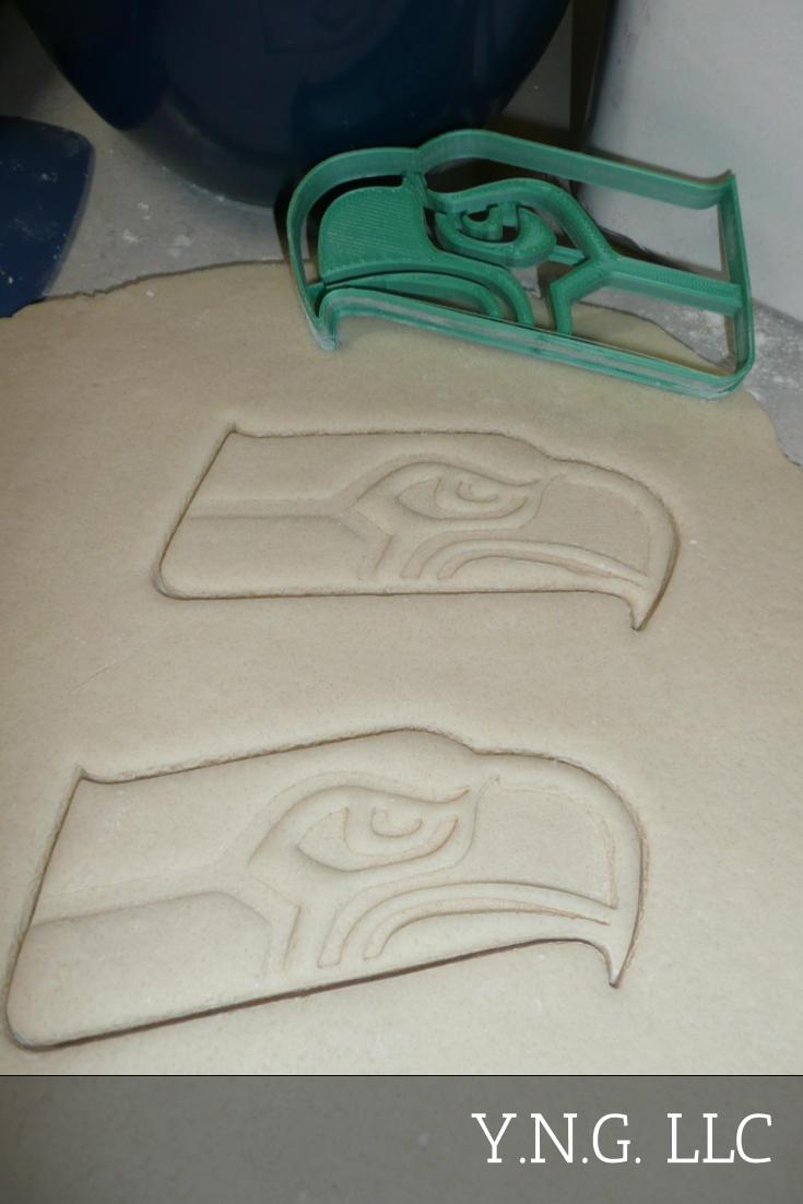 Seattle Seahawks NFL Football Logo Set Of 4 Cookie Cutters USA PR1132