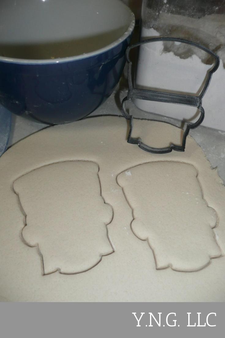 Frankenstein Face Outline Scary Monster Halloween Cookie Cutter USA PR3121