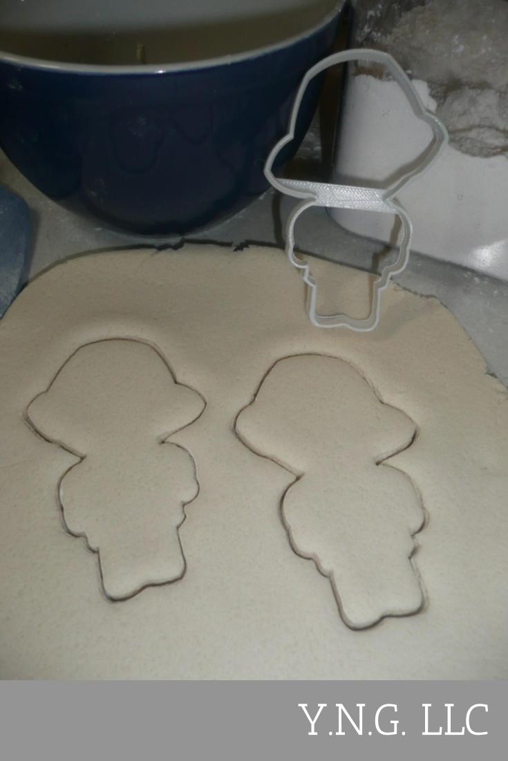 Pilgrim Boy Outline Plymouth Colony English Settler Cookie Cutter USA PR3107