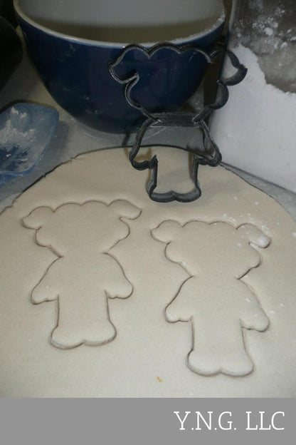 Boy And Girl Skeleton Costumes Halloween Set Of 2 Cookie Cutters USA PR1386
