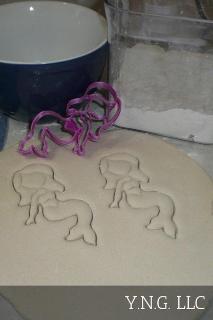 Fisherman Or Mermaid Gender Reveal Shower Set Of 3 Cookie Cutters USA PR1261