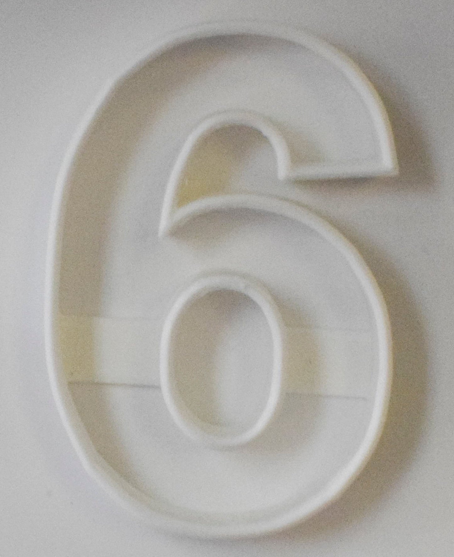 6x Number Six 6 Fondant Cutter Cupcake Topper 1.75 IN USA FD108-6