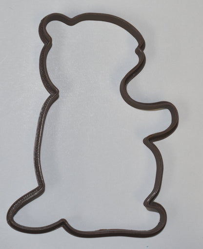 6x Groundhog Fondant Cutter Cupcake Topper Size 1.75" USA FD653