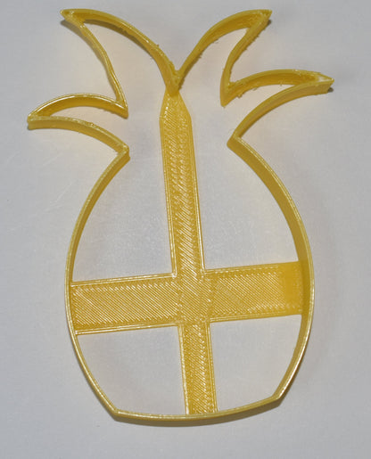 6x Pineapple Tropic Fondant Cutter Cupcake Topper 1.75 IN USA FD690