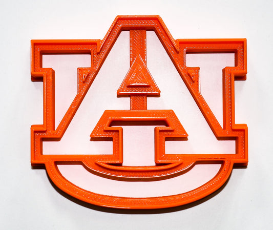 6x University of Auburn Fondant Cutter Cupcake Topper 1.75" USA FD704