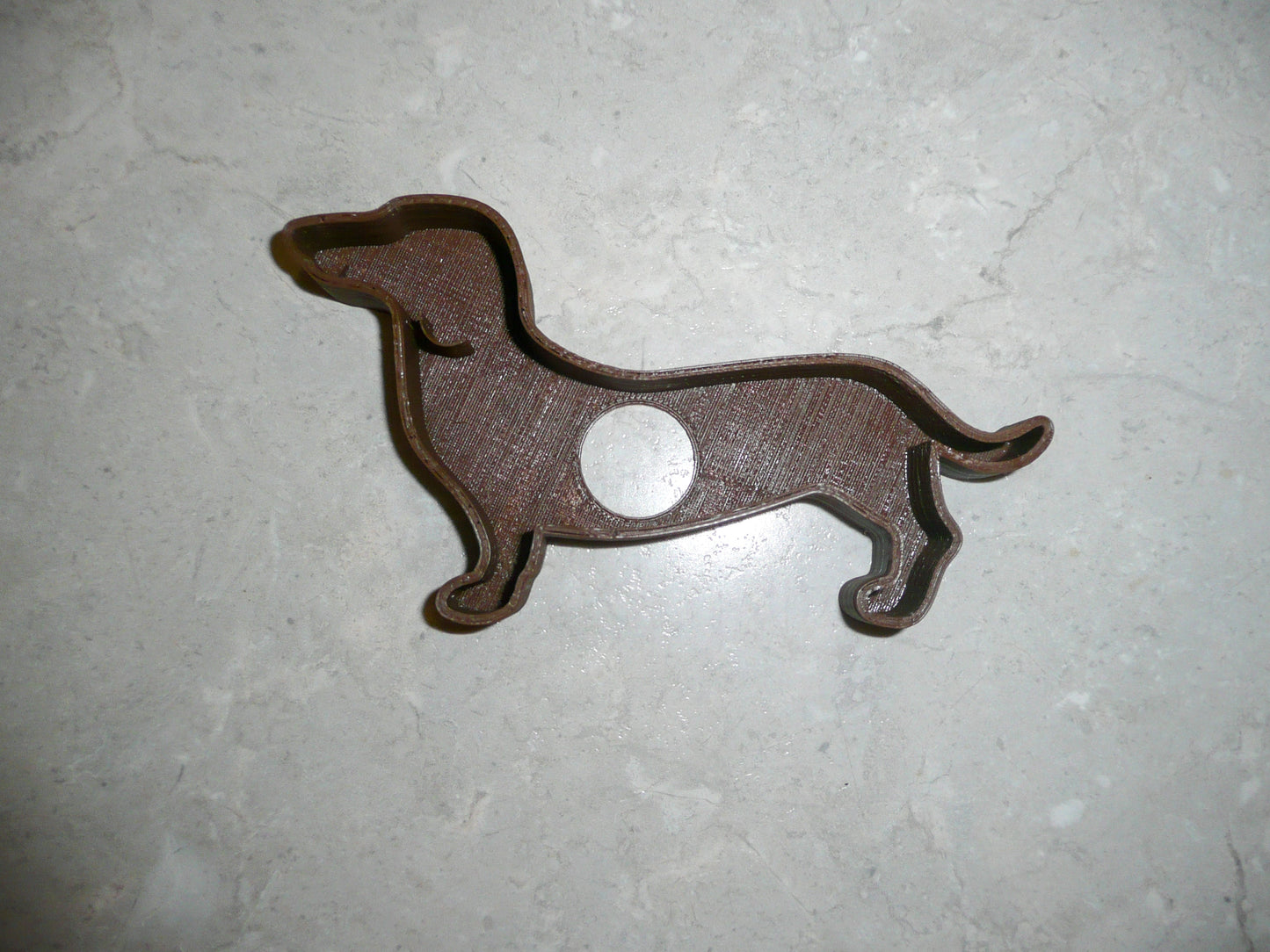 6x Dachshund Fondant Cutter Cupcake Topper Size 1.75" USA FD433