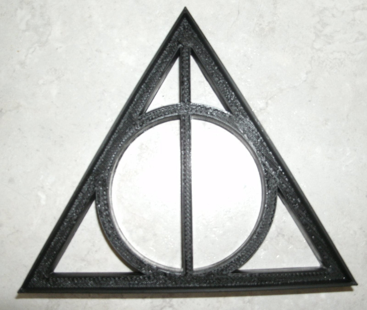 6x Deathly Hallows Fondant Cutter Cupcake Topper Size 1.75" USA FD720