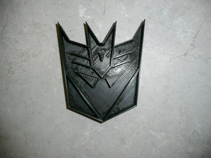 6x Decepticon Fondant Cutter or Cupcake Topper Size 1.75 Inch USA FD505