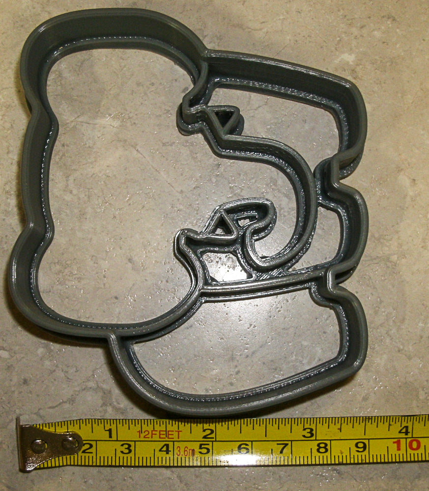 Elephant With Trunk Tusk Safari Animal Cookie Cutter Made In USA PR879