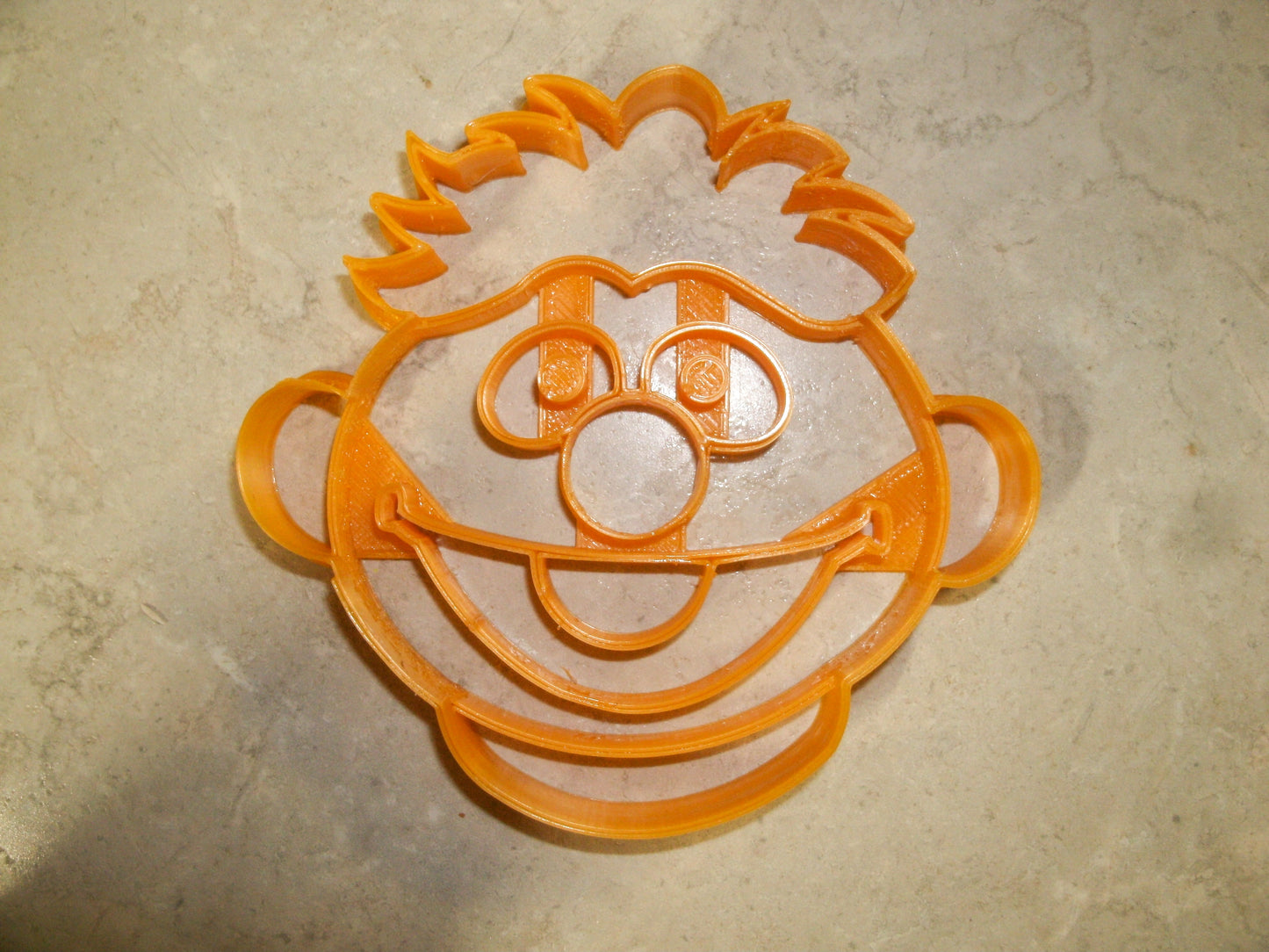 6x Ernie Face Fondant Cutter Cupcake Topper 1.75 IN USA FD2251