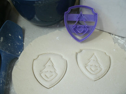 Paw Patrol Logo Badges Shields Tags Set Of 10 Cookie Cutters USA PR1048