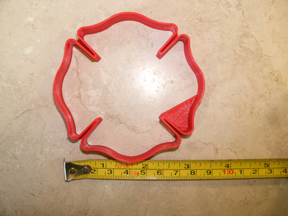 Fire Rescue Department Station Logo Cross Cookie Cutter Made In USA PR911