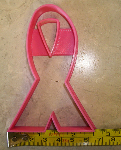 Ribbon Cancer Awareness Cookie Cutter Made In USA PR316