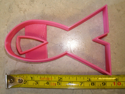 Ribbon Cancer Awareness Cookie Cutter Made In USA PR316