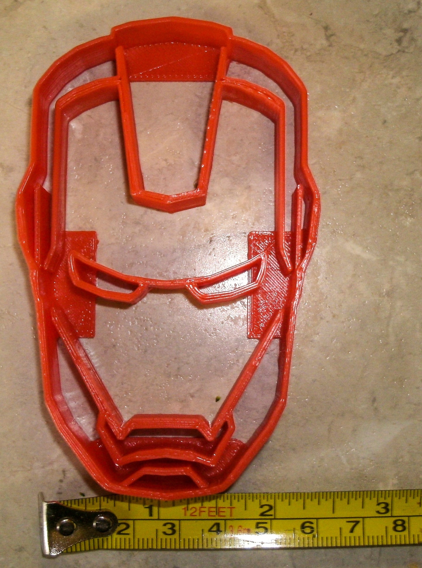 Iron Man Superhero Face Helmet Marvel Character Cookie Cutter Made in USA PR467