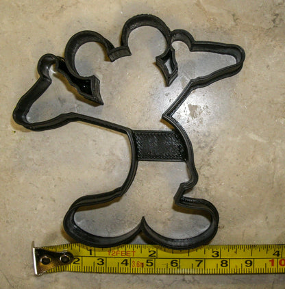 Mickey Mouse Hands Up In The Air Cartoon Disney Cookie Cutter Made in USA PR512