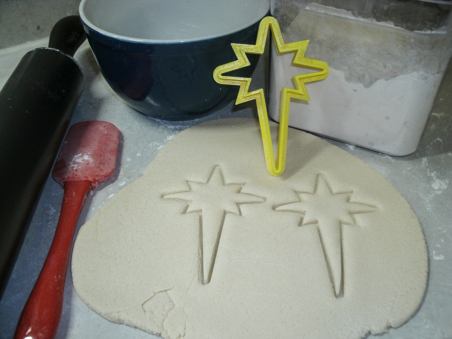 Bethlehem Star Nativity Scene Christmas Cookie Cutter Made In USA PR886