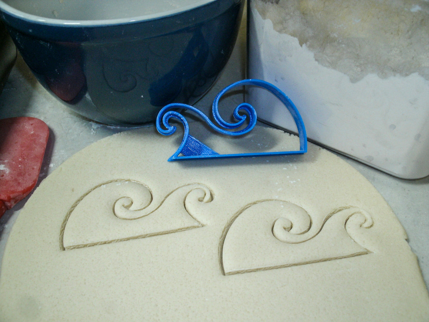 Water Cycle Cloud Raindrop Ocean Wave Set Of 3 Cookie Cutters USA PR1107