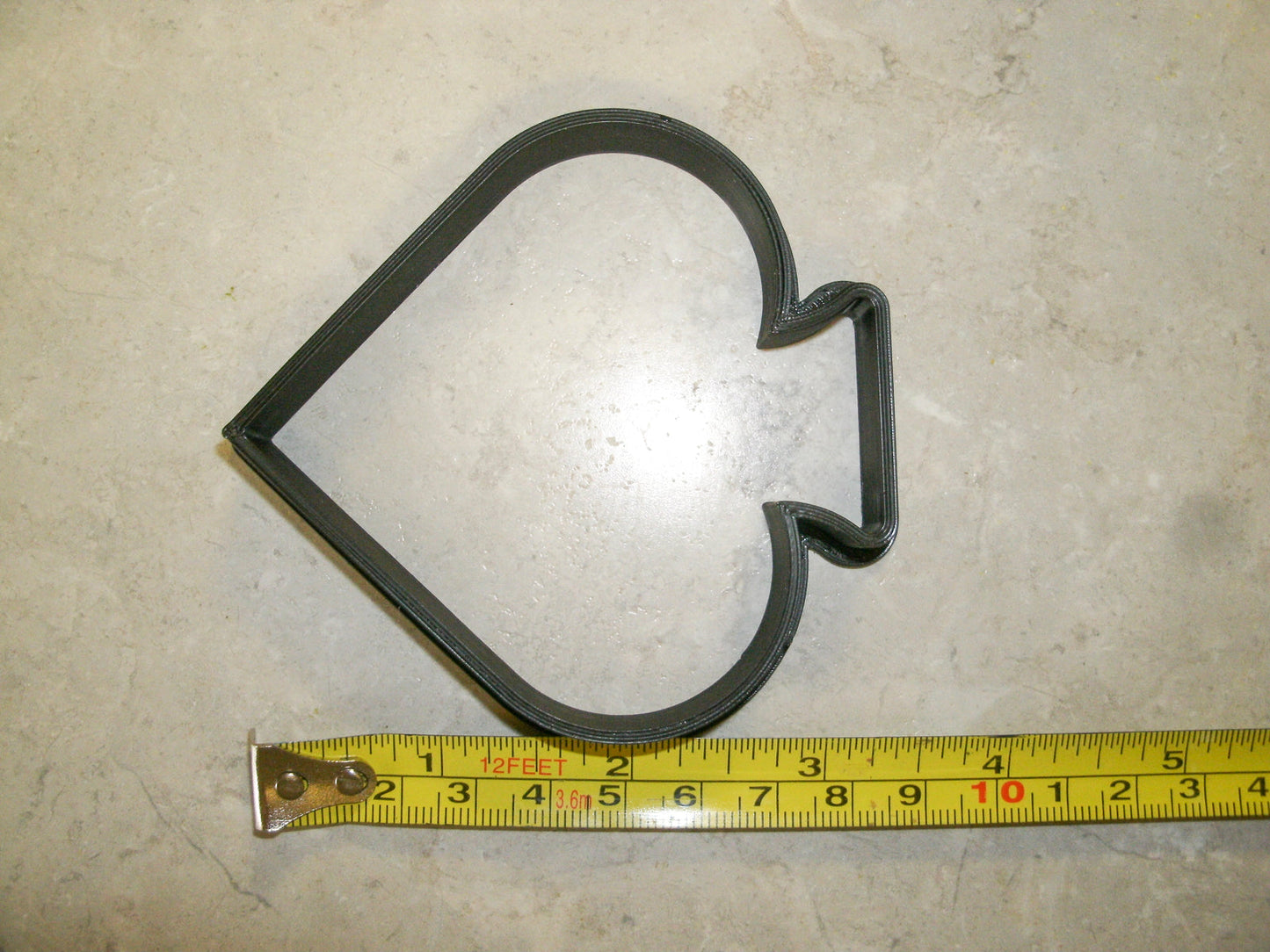 Black Spade Playing Cards Suits Game Cookie Cutter Made In USA PR899