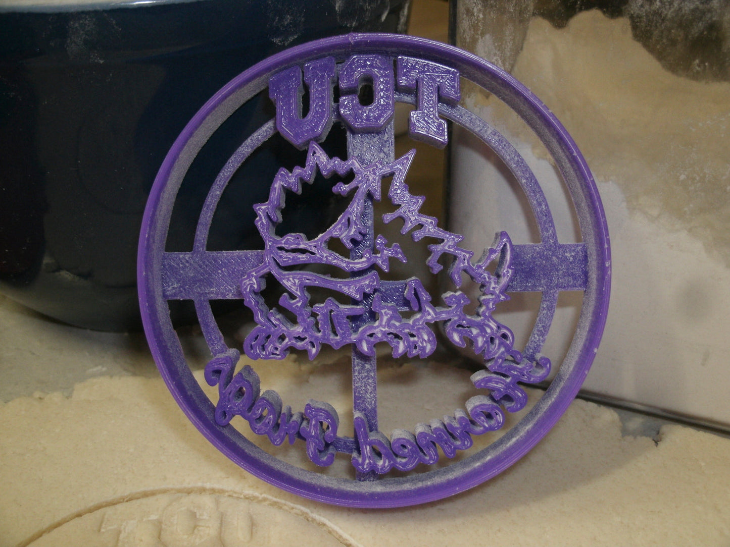 TCU Horned Frogs Texas Christian University Cookie Cutter Made In USA PR931