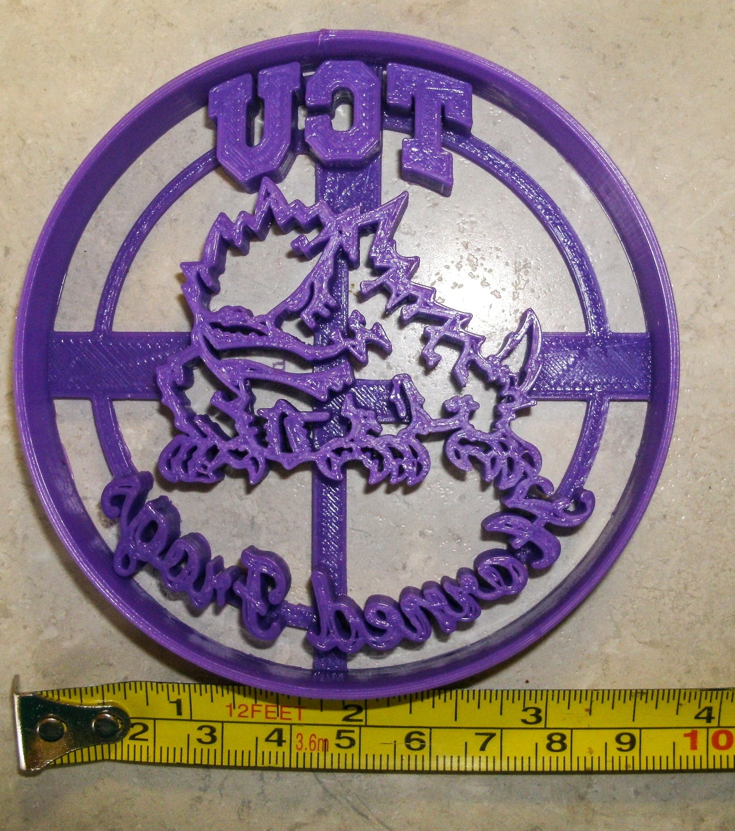 TCU Horned Frogs Texas Christian University Cookie Cutter Made In USA PR931