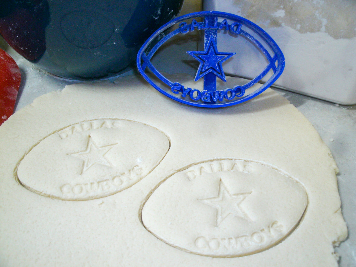 First 1st Birthday Dallas Cowboys Football Set Of 7 Cookie Cutters USA PR1299