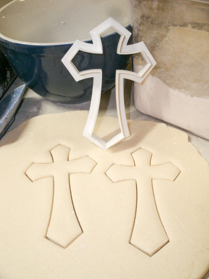 Pointed Passion Cross Easter Outline Cookie Cutter Made In USA PR469