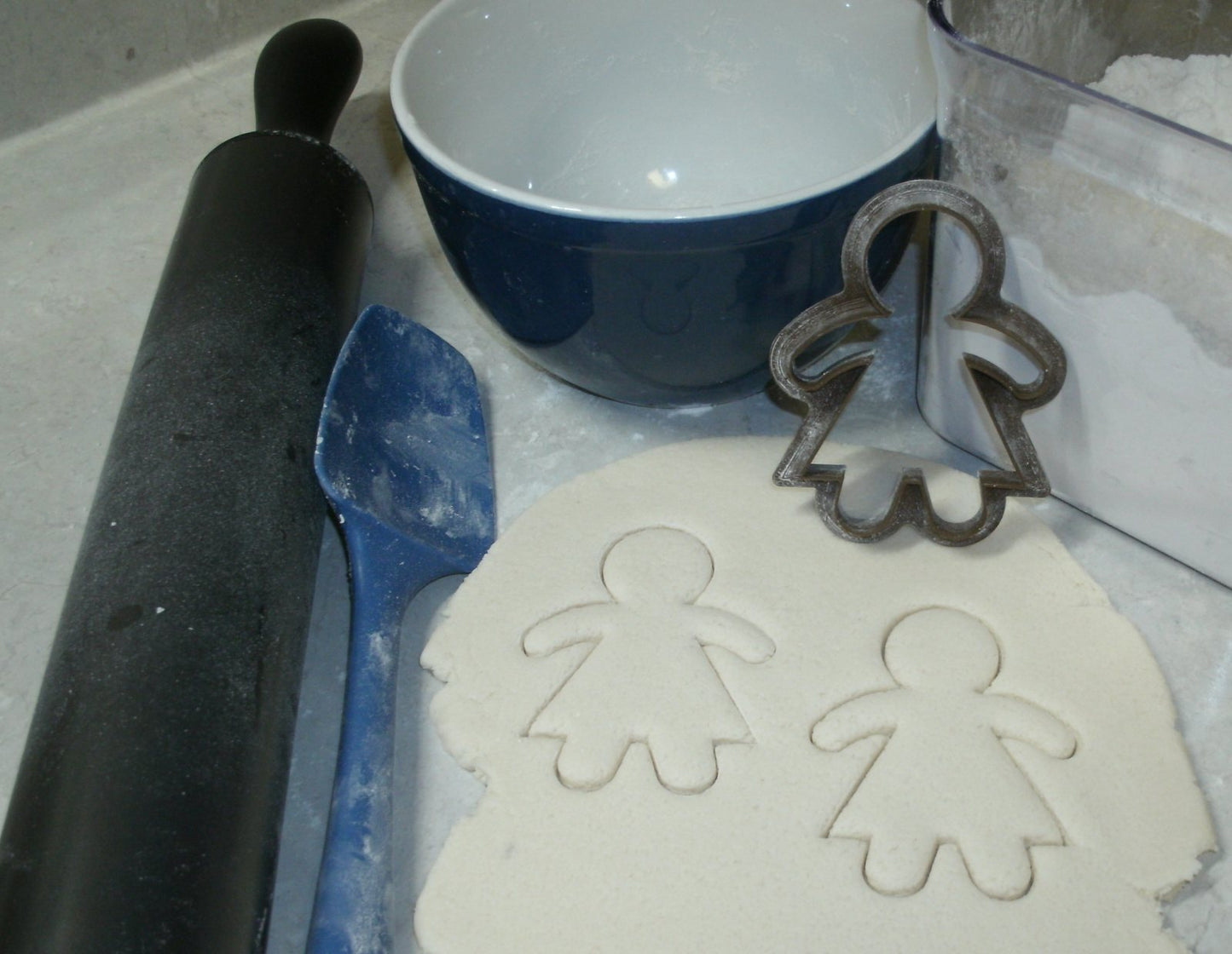 Gingerbread Girl Woman Fairy Folk Tale Shrek Christmas Cookie Cutter USA PR651