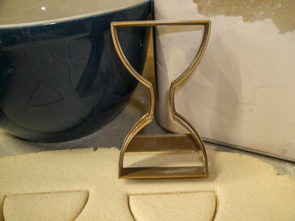 Hourglass Sandglass Sand Timer Clock Measure Cookie Cutter Made in USA PR856