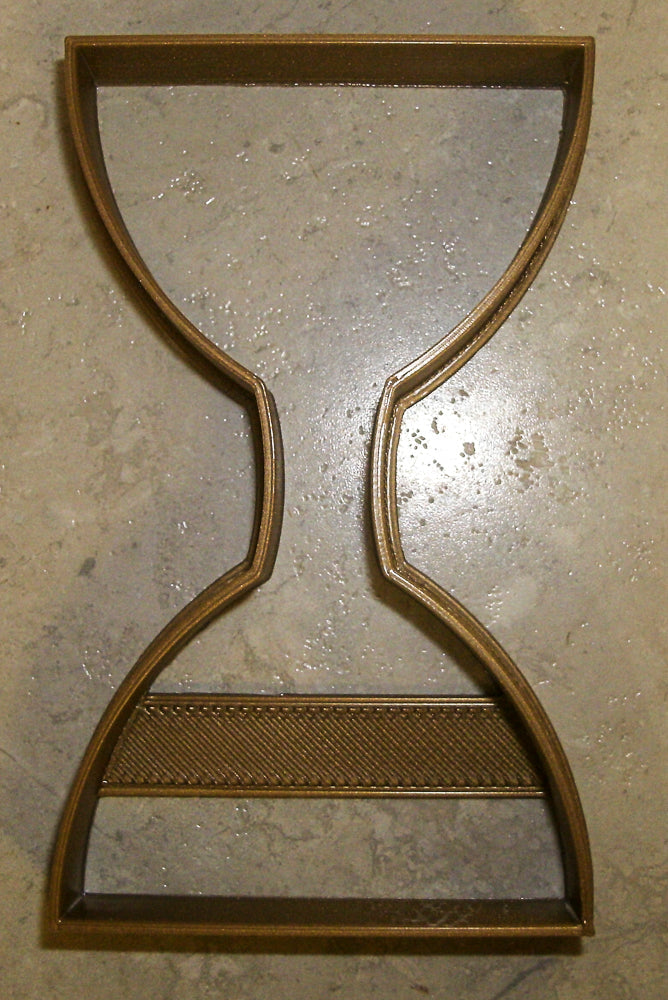 Hourglass Sandglass Sand Timer Clock Measure Cookie Cutter Made in USA PR856