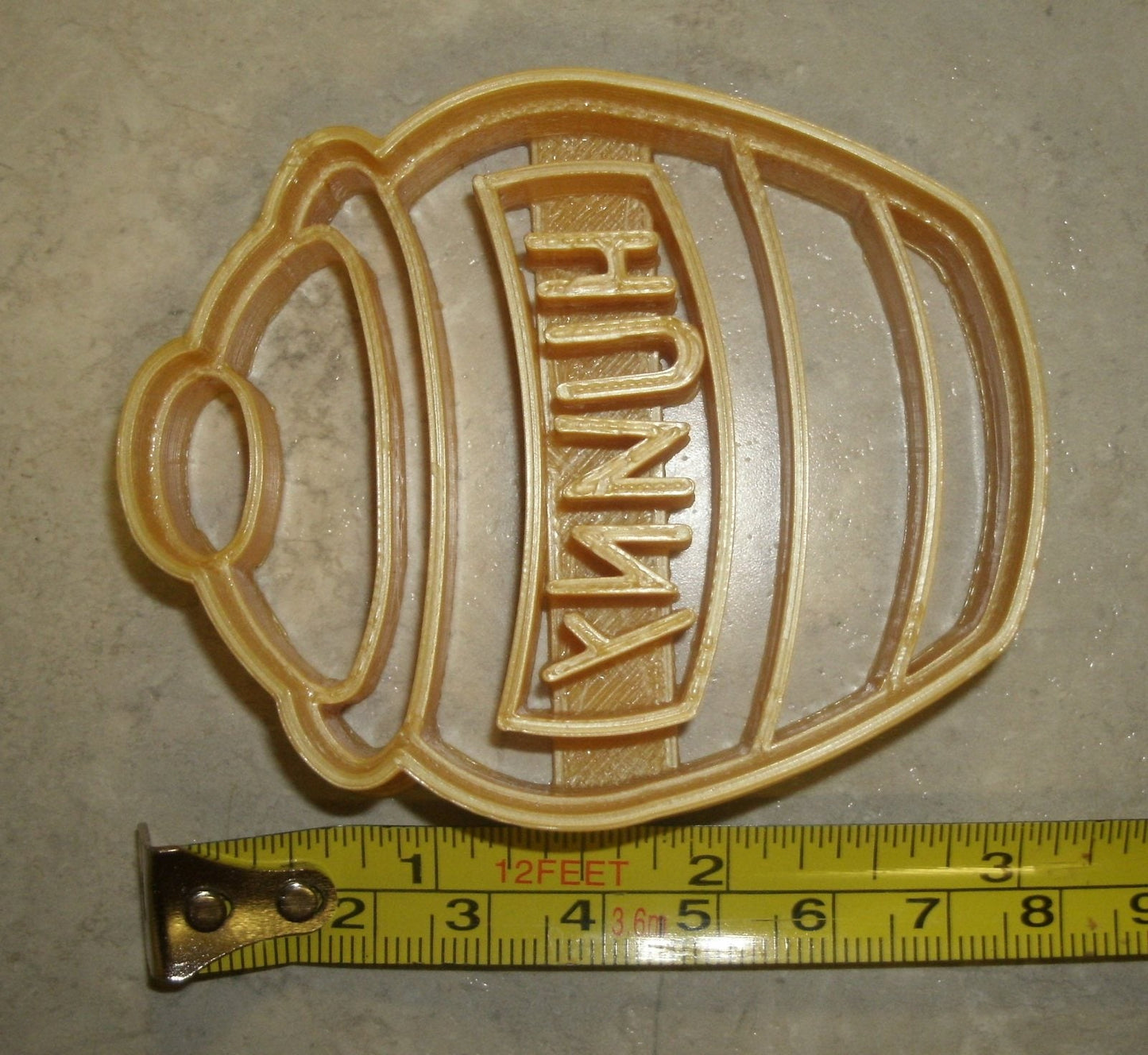 Honey Hunny Pot Winnie The Pooh Cartoon Movie Cookie Cutter Made In USA PR797