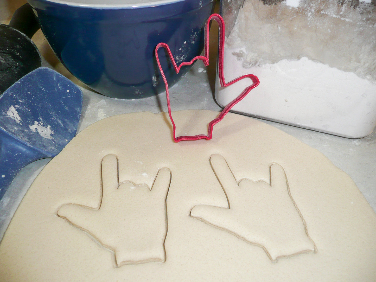 I Love You ASL Sign Language Valentines Day Cookie Cutter Made in USA PR211