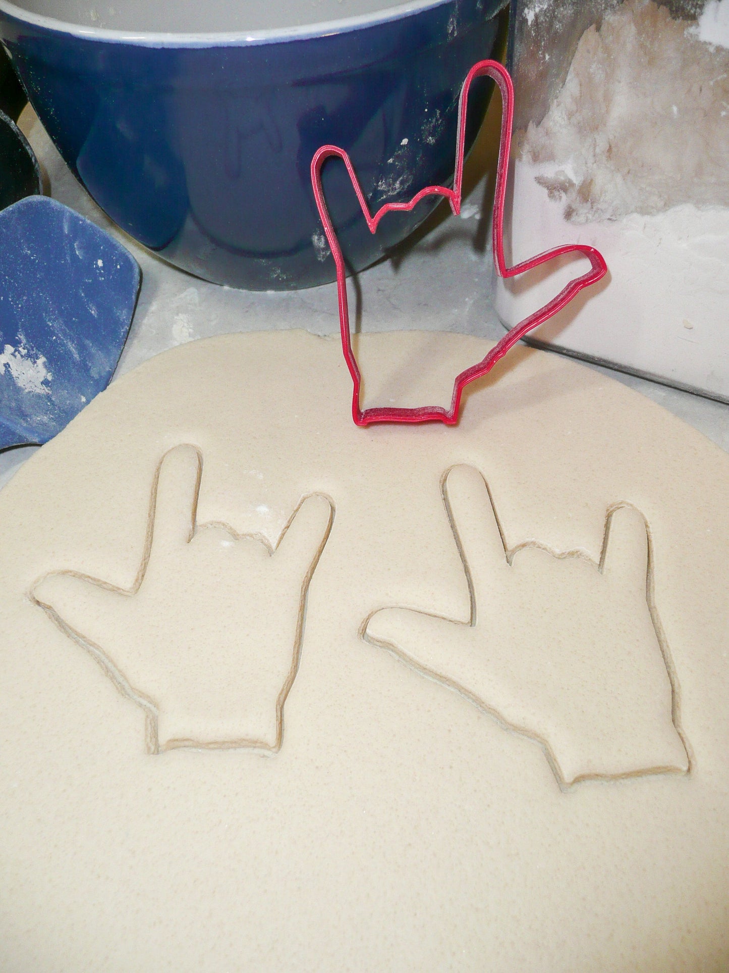 I Love You ASL Sign Language Valentines Day Cookie Cutter Made in USA PR211