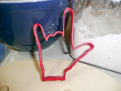 I Love You ASL Sign Language Valentines Day Cookie Cutter Made in USA PR211