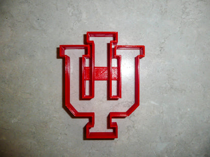 Indiana Hoosiers IU Letters Special Occasion Cookie Cutter Made In USA PR992