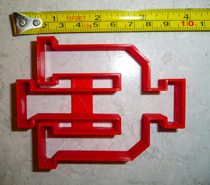 Indiana Hoosiers IU Letters Special Occasion Cookie Cutter Made In USA PR992