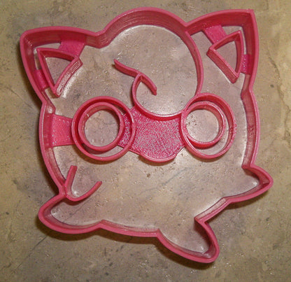 6x Jigglypuff Fairy Pokemon Fondant Cutter Cupcake Topper Size 1.75" USA FD869