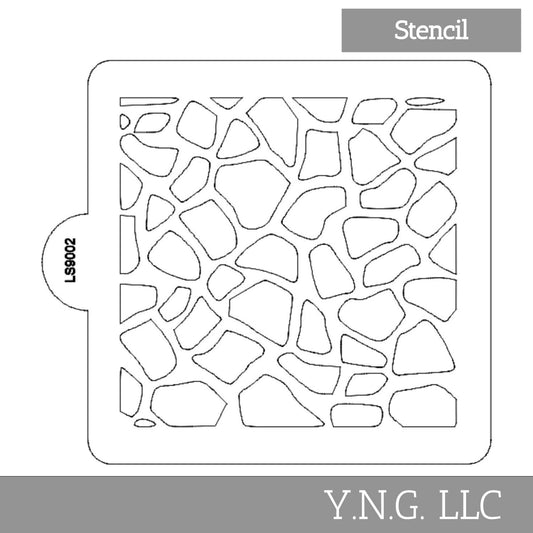 Giraffe Print Pattern Stencil for Cookies or Cakes USA Made LS9002