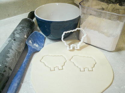 Easter Lamb Of God Sheep Animal Outline Cookie Cutter Made In USA PR219