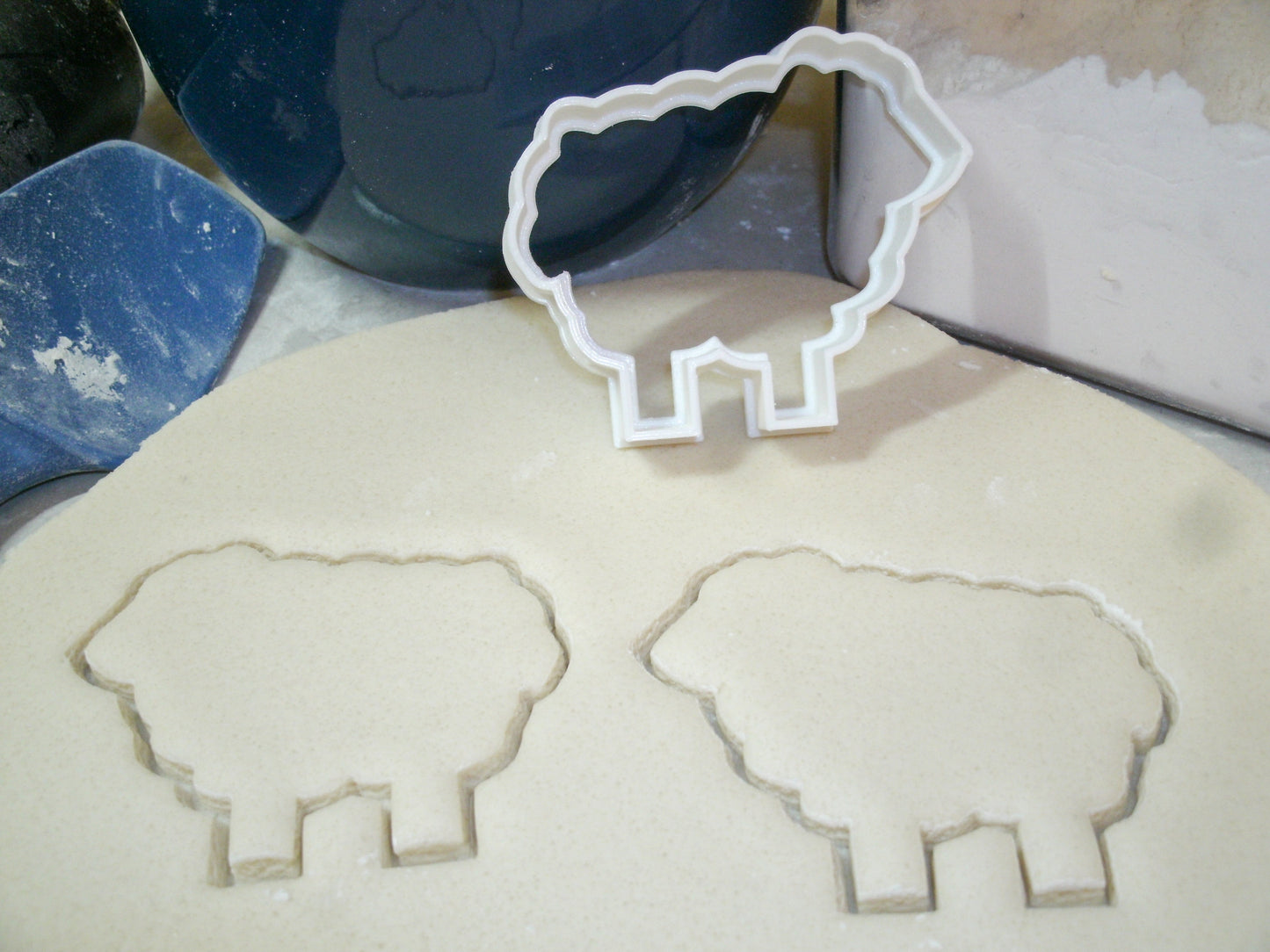 Easter Lamb Of God Sheep Animal Outline Cookie Cutter Made In USA PR219