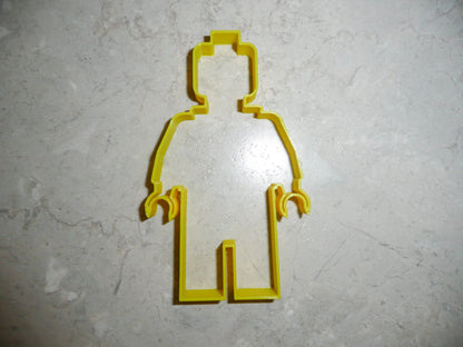 6x LEGO Person Fondant Cutter Cupcake Topper Size 1.75" USA FD450