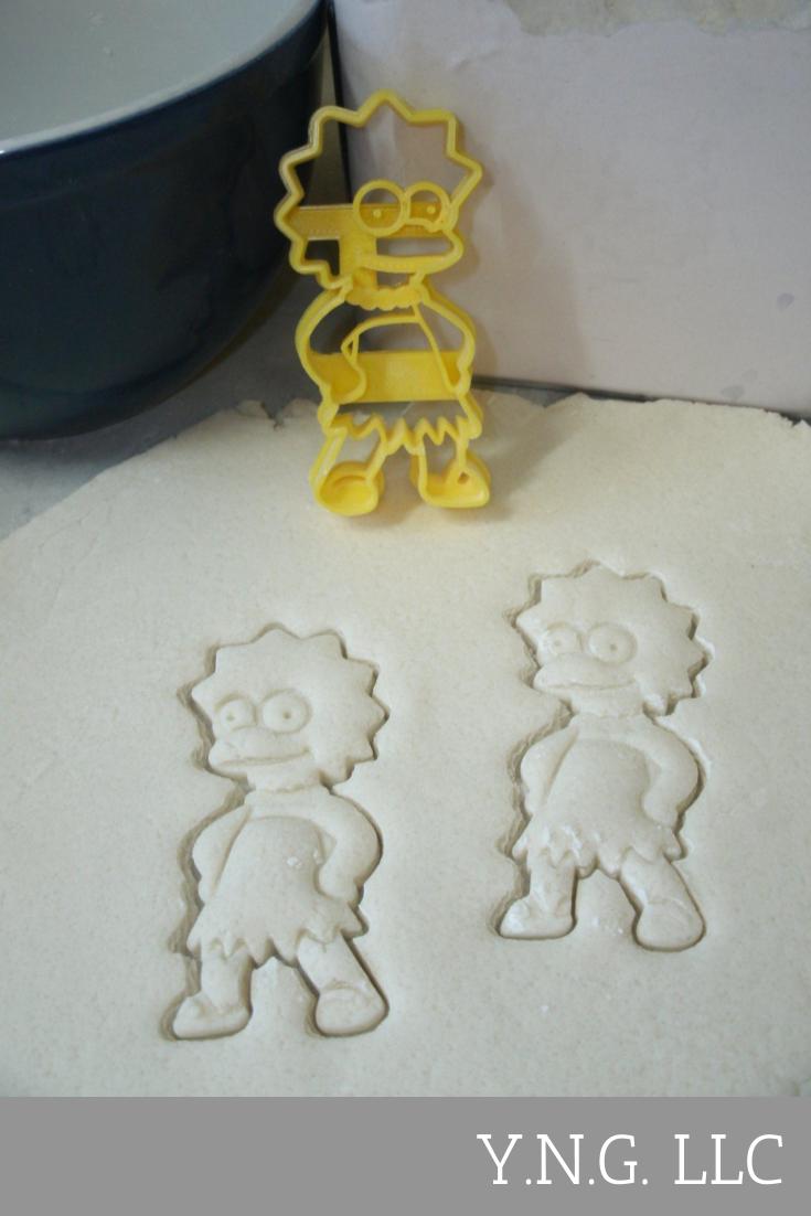 Lisa Simpson Character from The Simpsons Cookie Cutter Made in USA PR802