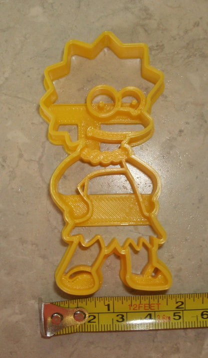 Lisa Simpson Character from The Simpsons Cookie Cutter Made in USA PR802